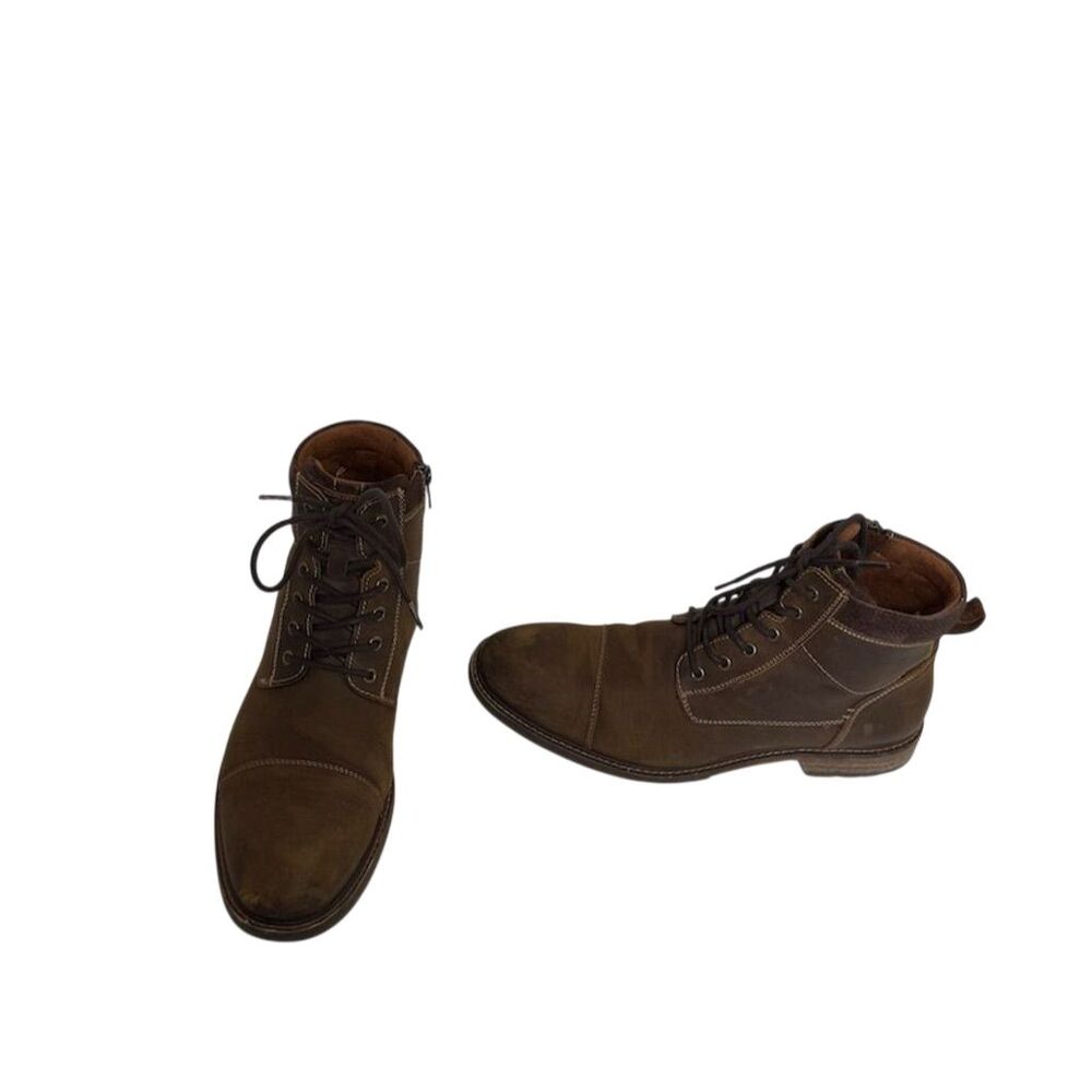 Florsheim Men's Brown Chukka Cap Toe Boots Size 9.5 Casual Fall